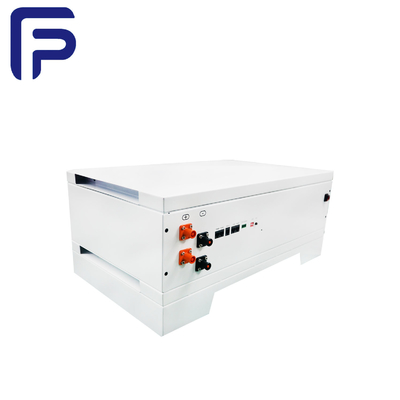 Wit rek LiFePO4 energieopslagbatterij oplaadbaar 48V 150AH 7200WH